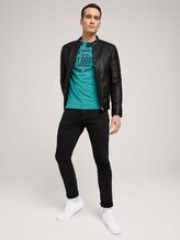 T-Shirt mit Bio-Baumwolle - Männer - dusty aqua T-Shirt mit Bio-Baumwolle - Männer - dusty aqua - 3 - TOM TAILOR