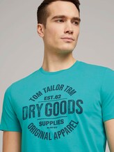 T-Shirt mit Bio-Baumwolle - Männer - dusty aqua T-Shirt mit Bio-Baumwolle - Männer - dusty aqua - 9 - TOM TAILOR