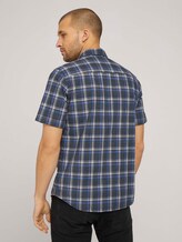 kariertes Hemd - Männer - navy space yarn check kariertes Hemd - Männer - navy space yarn check - 2 - TOM TAILOR