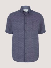 gemustertes Hemd - Männer - navy white fil a fil dobby gemustertes Hemd - Männer - navy white fil a fil dobby - 7 - TOM TAILOR