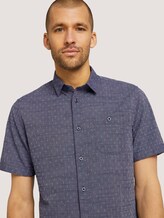 gemustertes Hemd - Männer - navy white fil a fil dobby gemustertes Hemd - Männer - navy white fil a fil dobby - 9 - TOM TAILOR