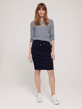 gestreiftes Langarmshirt mit Bio-Baumwolle - Frauen - navy offwhite bigger stripe gestreiftes Langarmshirt mit Bio-Baumwolle - Frauen - navy offwhite bigger stripe - 3 - TOM TAILOR