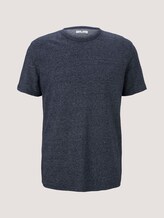 strukturiertes Tshirt - Männer - sky captain blue melange strukturiertes Tshirt - Männer - sky captain blue melange - 7 - TOM TAILOR