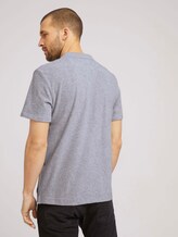 Weiches Frottier Poloshirt - Männer - Light Stone Grey Melange Weiches Frottier Poloshirt - Männer - Light Stone Grey Melange - 2 - TOM TAILOR