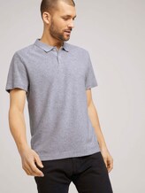 Weiches Frottier Poloshirt - Männer - Light Stone Grey Melange Weiches Frottier Poloshirt - Männer - Light Stone Grey Melange - 5 - TOM TAILOR