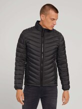 gesteppte Lightweight Jacke mit recyceltem Polyester - Männer - Black gesteppte Lightweight Jacke mit recyceltem Polyester - Männer - Black - 1 - TOM TAILOR