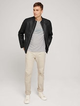 Bikerjacke aus Kunstleder - Männer - Black Bikerjacke aus Kunstleder - Männer - Black - 3 - TOM TAILOR
