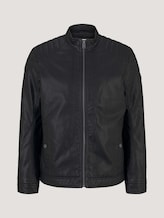 Bikerjacke aus Kunstleder - Männer - Black Bikerjacke aus Kunstleder - Männer - Black - 7 - TOM TAILOR
