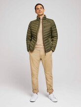 quilted hybrid jacket - Men - Olive Night Green quilted hybrid jacket - Men - Olive Night Green - 3 - TOM TAILOR