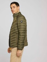 quilted hybrid jacket - Men - Olive Night Green quilted hybrid jacket - Men - Olive Night Green - 5 - TOM TAILOR