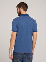 Poloshirt mit Birdseye-Muster - Männer - after dark blue Poloshirt mit Birdseye-Muster - Männer - after dark blue - 2 - TOM TAILOR
