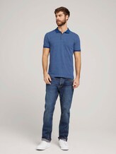 Poloshirt mit Birdseye-Muster - Männer - after dark blue Poloshirt mit Birdseye-Muster - Männer - after dark blue - 3 - TOM TAILOR