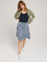 Blumen Rock mit Volants - Frauen - navy floral design Blumen Rock mit Volants - Frauen - navy floral design - 3 - TOM TAILOR