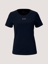 T-Shirt mit Bio-Baumwolle - Frauen - Sky Captain Blue T-Shirt mit Bio-Baumwolle - Frauen - Sky Captain Blue - 7 - TOM TAILOR
