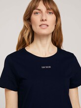 T-Shirt mit Bio-Baumwolle - Frauen - Sky Captain Blue T-Shirt mit Bio-Baumwolle - Frauen - Sky Captain Blue - 9 - TOM TAILOR