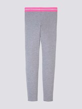 Leggins in Melange-Optik - Mädchen - kids drizzle grey melange Leggins in Melange-Optik - Mädchen - kids drizzle grey melange - 8 - Tom Tailor E-Shop Kollektion