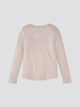 Langarmshirt mit Print - Mädchen - kids offwhite melange Langarmshirt mit Print - Mädchen - kids offwhite melange - 8 - Tom Tailor E-Shop Kollektion