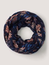 Gemusterter Schlauchschal - Frauen - navy floral design Gemusterter Schlauchschal - Frauen - navy floral design - 7 - Tom Tailor E-Shop Kollektion