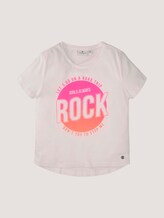 T-Shirt mit Print - Mädchen - kids cloud dancer white T-Shirt mit Print - Mädchen - kids cloud dancer white - 7 - Tom Tailor E-Shop Kollektion