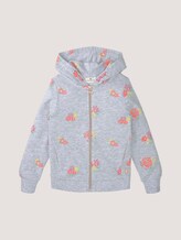 Sweatjacke - Mädchen - kids melange flower design Sweatjacke - Mädchen - kids melange flower design - 7 - Tom Tailor E-Shop Kollektion