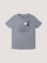 T-Shirt mit Print - Jungen - kids drizzle grey melange T-Shirt mit Print - Jungen - kids drizzle grey melange - 7 - Tom Tailor E-Shop Kollektion