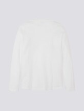 Langarmshirt mit Print und Glitzer - Mädchen - kids cloud dancer white Langarmshirt mit Print und Glitzer - Mädchen - kids cloud dancer white - 8 - Tom Tailor E-Shop Kollektion