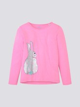 Langarmshirt mit Print und Glitzer - Mädchen - kids neon light pink Langarmshirt mit Print und Glitzer - Mädchen - kids neon light pink - 7 - Tom Tailor E-Shop Kollektion