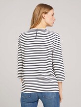 Gestreiftes 7/8 Arm Shirt - Frauen - offwhite navy stripe Gestreiftes 7/8 Arm Shirt - Frauen - offwhite navy stripe - 2 - TOM TAILOR