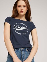 Tshirt mit Stickerei - Frauen - Real Navy Blue Tshirt mit Stickerei - Frauen - Real Navy Blue - 5 - TOM TAILOR Denim