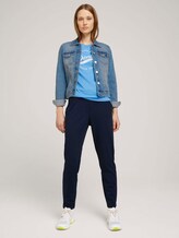 Tshirt mit Stickerei - Frauen - fresh mid blue Tshirt mit Stickerei - Frauen - fresh mid blue - 3 - TOM TAILOR Denim