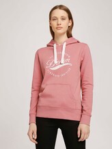 Hoodie aus Bio-Baumwolle - Frauen - cozy rose Hoodie aus Bio-Baumwolle - Frauen - cozy rose - 1 - TOM TAILOR Denim