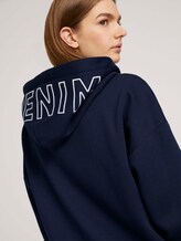 Hoodie mit Kapuzenprint - Frauen - Real Navy Blue Hoodie mit Kapuzenprint - Frauen - Real Navy Blue - 9 - TOM TAILOR Denim