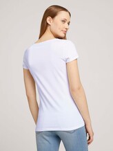 Tshirt mit Stickerei - Frauen - White Tshirt mit Stickerei - Frauen - White - 2 - TOM TAILOR Denim