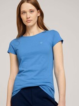 T_Shirt aus Bio-Baumwolle - Frauen - fresh mid blue T_Shirt aus Bio-Baumwolle - Frauen - fresh mid blue - 5 - TOM TAILOR Denim