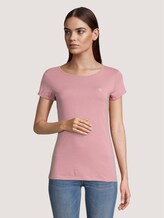 T_Shirt aus Bio-Baumwolle - Frauen - cozy rose T_Shirt aus Bio-Baumwolle - Frauen - cozy rose - 1 - TOM TAILOR Denim