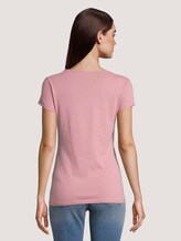 T_Shirt aus Bio-Baumwolle - Frauen - cozy rose T_Shirt aus Bio-Baumwolle - Frauen - cozy rose - 2 - TOM TAILOR Denim