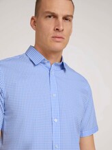 Kurzarmhemd - Männer - light blue mini vichy check Kurzarmhemd - Männer - light blue mini vichy check - 9 - TOM TAILOR