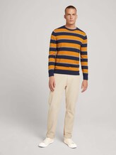 Gestreepte trui - Mannen - beige navy block stripe Gestreepte trui - Mannen - beige navy block stripe - 3 - TOM TAILOR