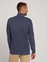 Troyer Pullover - Männer - Sky Captain Blue Troyer Pullover - Männer - Sky Captain Blue - 2 - TOM TAILOR