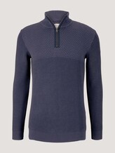 Troyer Pullover - Männer - Sky Captain Blue Troyer Pullover - Männer - Sky Captain Blue - 7 - TOM TAILOR