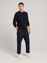 Pullover mit Bio-Baumwolle - Männer - Knitted Navy Melange Pullover mit Bio-Baumwolle - Männer - Knitted Navy Melange - 3 - TOM TAILOR