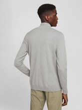 Strukturierte Jacke mit Bio-Baumwolle - Männer - Light Soft Grey Melange Strukturierte Jacke mit Bio-Baumwolle - Männer - Light Soft Grey Melange - 2 - TOM TAILOR
