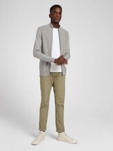 Strukturierte Jacke mit Bio-Baumwolle - Männer - Light Soft Grey Melange Strukturierte Jacke mit Bio-Baumwolle - Männer - Light Soft Grey Melange - 3 - TOM TAILOR