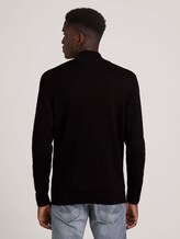 Strukturierte Jacke mit Bio-Baumwolle - Männer - Black Strukturierte Jacke mit Bio-Baumwolle - Männer - Black - 2 - TOM TAILOR