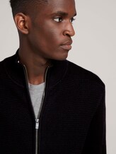Strukturierte Jacke mit Bio-Baumwolle - Männer - Black Strukturierte Jacke mit Bio-Baumwolle - Männer - Black - 9 - TOM TAILOR