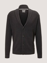 Jacket with LENZING ™ ECOVERO ™ - Men - Black Grey Melange Jacket with LENZING ™ ECOVERO ™ - Men - Black Grey Melange - 7 - TOM TAILOR