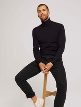 Turtleneck - Men - Black Turtleneck - Men - Black - 5 - TOM TAILOR