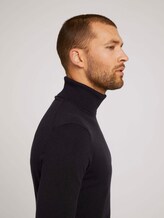 Turtleneck - Men - Black Turtleneck - Men - Black - 9 - TOM TAILOR