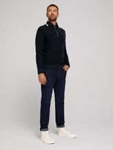 Pullover mit recyceltem Polyester - Männer - Sky Captain Blue Pullover mit recyceltem Polyester - Männer - Sky Captain Blue - 3 - TOM TAILOR