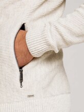 Strickjacke mit recyceltem Polyester - Männer - Light Medium Grey Melange Strickjacke mit recyceltem Polyester - Männer - Light Medium Grey Melange - 9 - TOM TAILOR